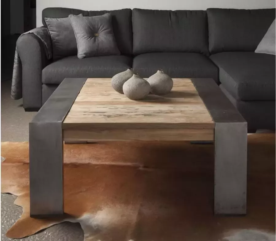 Tower l iving salontafel Novara 100x100x45 cm oud teak