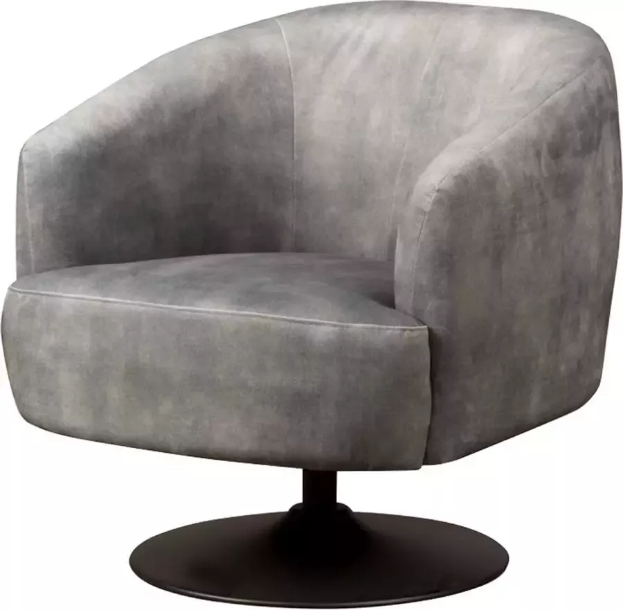 Tower Living barga fauteuil 100% polyester grijs 77 x 80 x 75 (h) cm