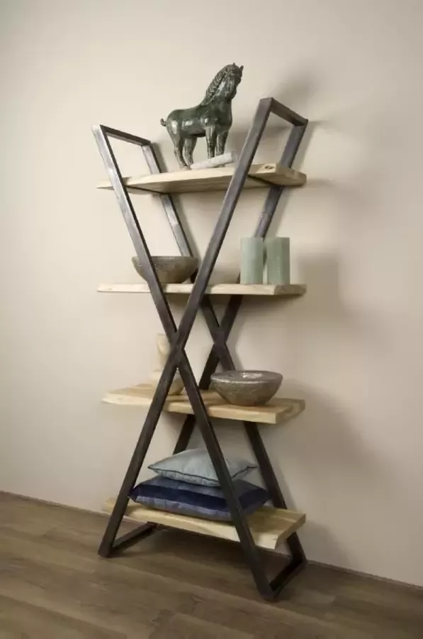 Tower Living boekenkast Xabia 90x40x200 cm acacia