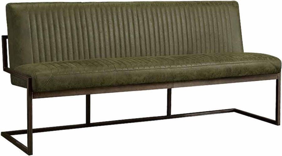 Tower Living Eetkamerbank Ferro Groen 135 cm Stof