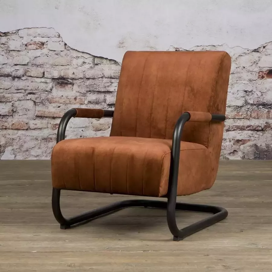 Tower Living Fauteuil Riva Copper Stof