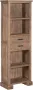 Tower Living lorenzo boekenkast met 2 lades teakhout (gerecycled) bruin 65 x 35 x 190 (h) cm - Thumbnail 2