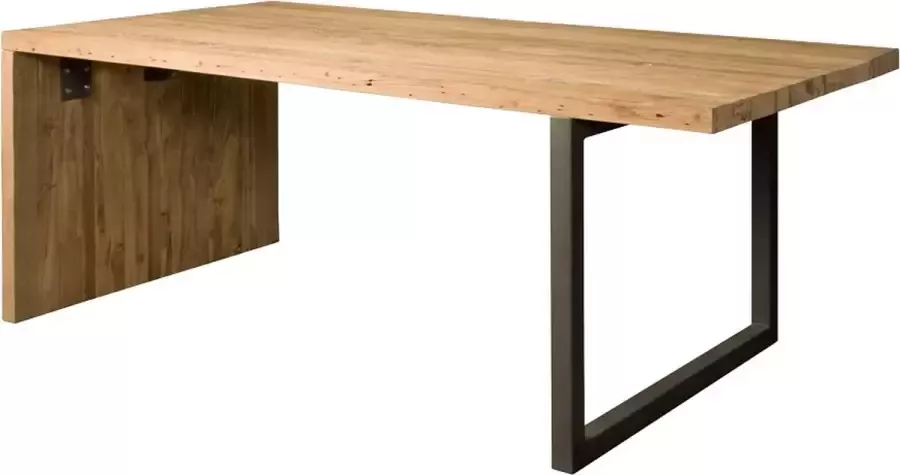 Tower Living lucca eettafel teakhout (gerecycled) bruin 100 x 200 x 78 (h) cm