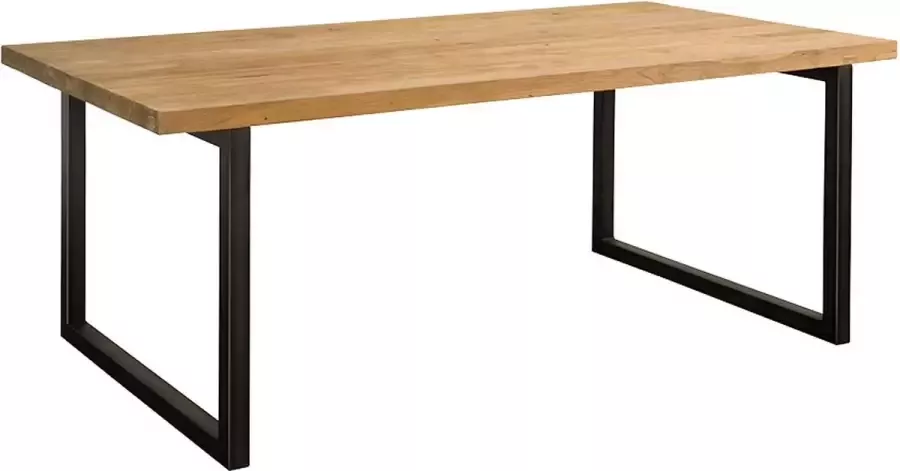 Tower Living lucca eettafel teakhout (gerecycled) bruin 90 x 180 x 78 (h) cm