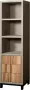 Tower Living max boekenkast met 3 lades eikenhout bruin 50 x 40 x 180 (h) cm - Thumbnail 2