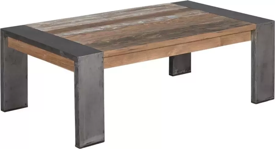 Tower Living novara salontafel teakhout (gerecycled) blackwash 75 x 135 x 45 (h) cm