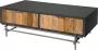 Tower Living pesaro salontafel met 4 lades teakhout bruin zwart 74 x 135 x 45 (h) cm - Thumbnail 2