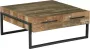 Tower Living potenza salontafel met 4 lades teakhout (gerecycled) bruin 100 x 106 x 45 (h) cm - Thumbnail 2