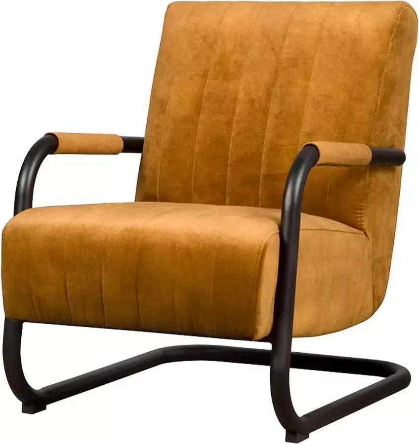 Tower Living | Riva Fauteuil | Stof | Geel | 65 x 86 x 83 (h) cm