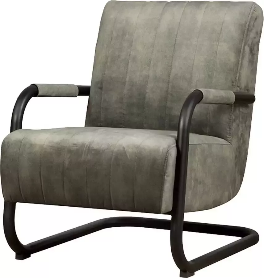 Tower Living | Riva Fauteuil | Stof | Groen | 65 x 86 x 83 (h) cm