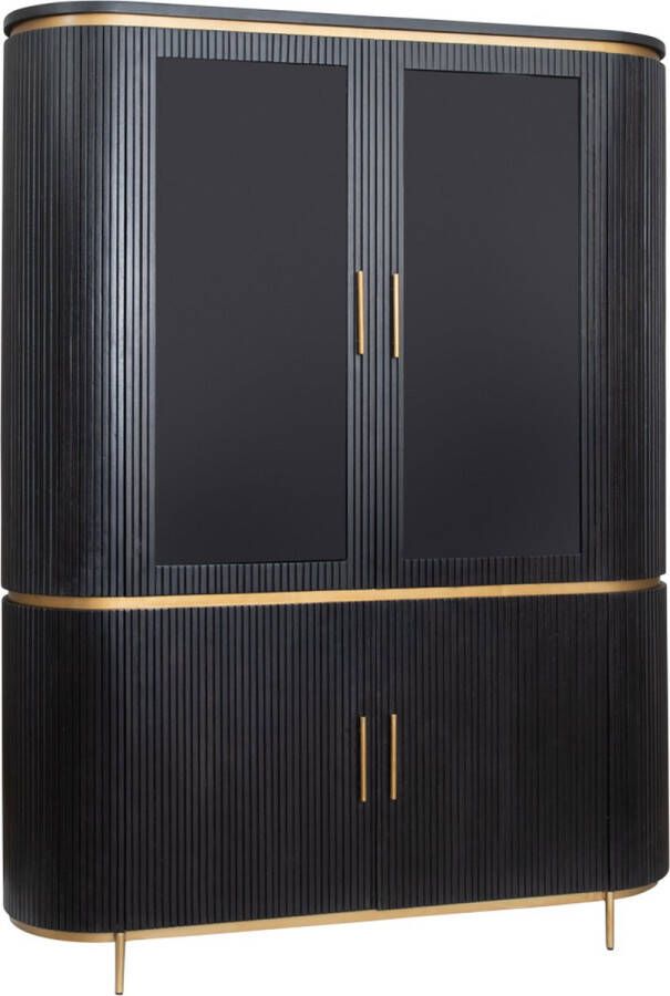 Tower Living Rivello Buffet cabinet 2 wooden & glass drs. 150x45x200