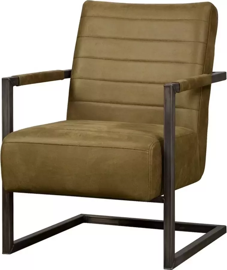 Tower Living rocca fauteuil stof groen 77 x 77 x 84 (h) cm