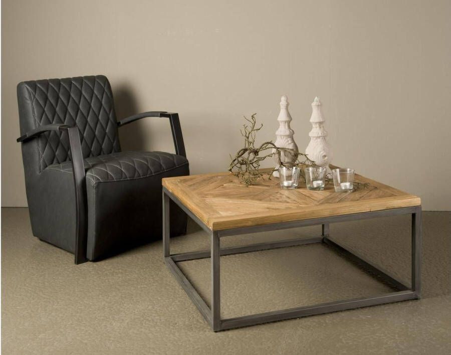 Tower Living salontafel Mascio 100x100x40 cm teak