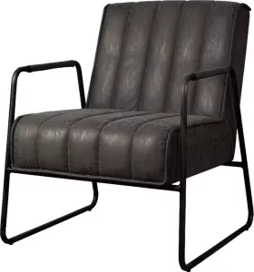 Tower Living santo fauteuil polyester-blend antraciet 64 x 76 x 81 (h) cm