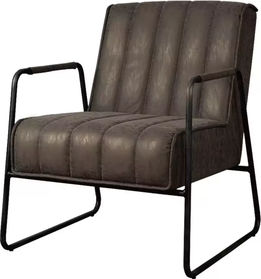 Tower Living santo fauteuil polyester-blend grijs 64 x 76 x 81 (h) cm