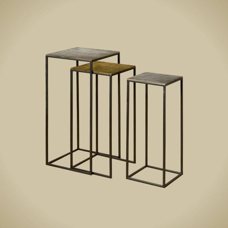 Tower Living Set bijzettafels RENEW MG 2573 metaal