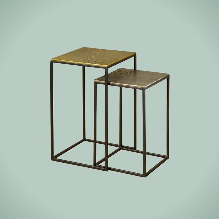 Tower Living Set bijzettafels RENEW MG 2574 metaal