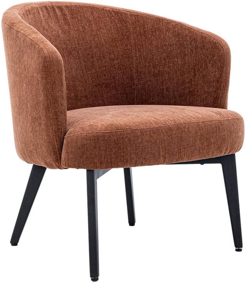 Tower Living fauteuil Albi met arm koper