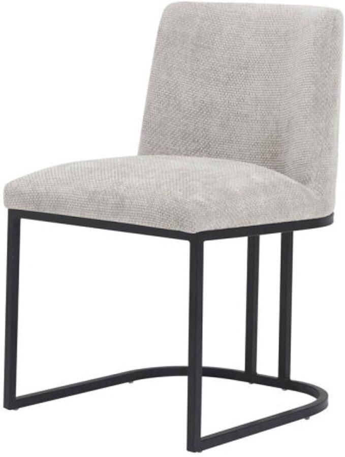 Tower Living Archi Eetkamerstoel – Stof Eden Cream – Japandi – 53x60x83 cm