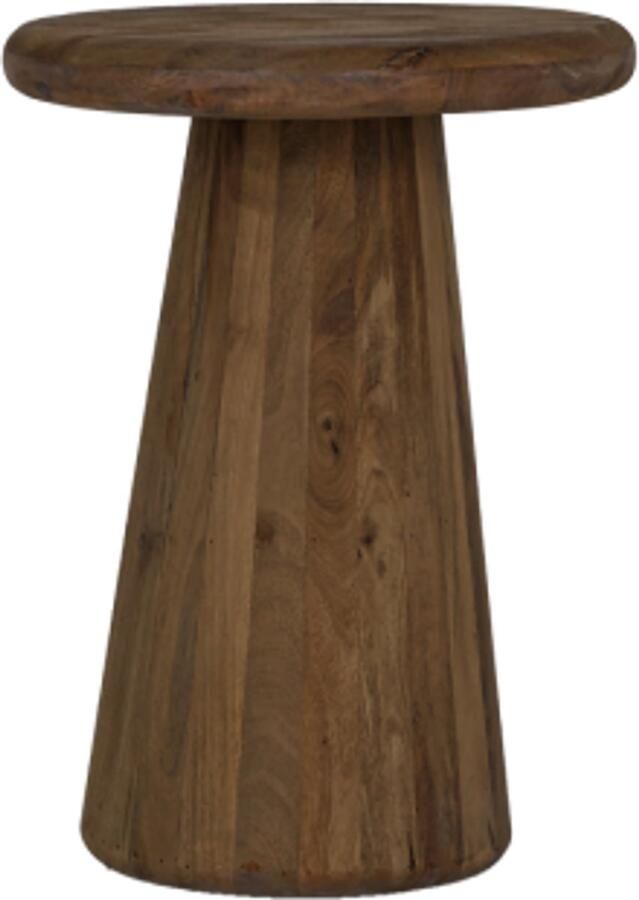 Tower Living Bijzettafel Asti rond mangohout 40 cm bruin - Foto 2