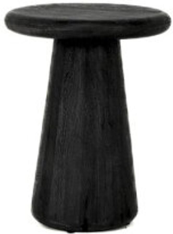 Tower Living Asti Bijzettafel rond zwart 40 cm