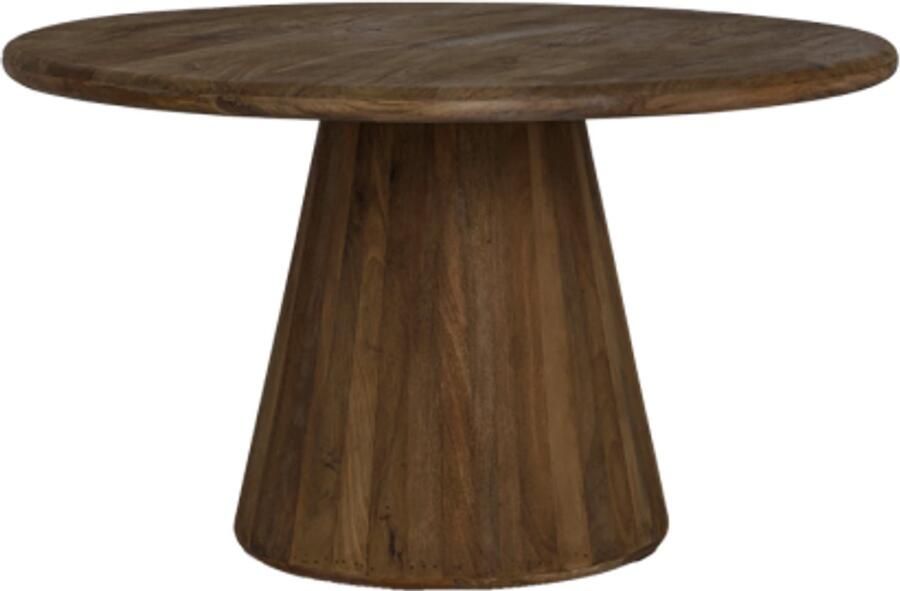 Tower Living Asti Eetkamertafel rond bruin 130 cm