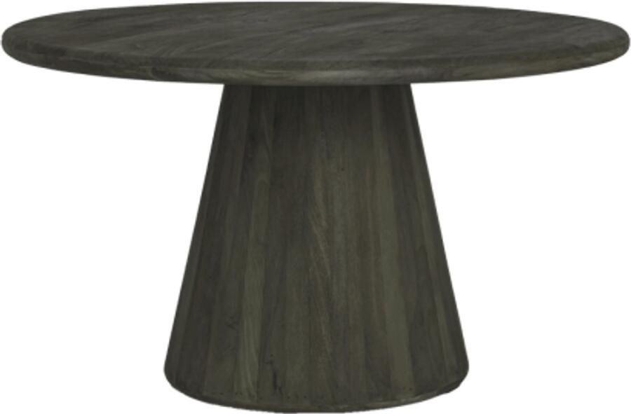 Tower Living Eettafel Asti rond mangohout 150 cm Olijfbruin