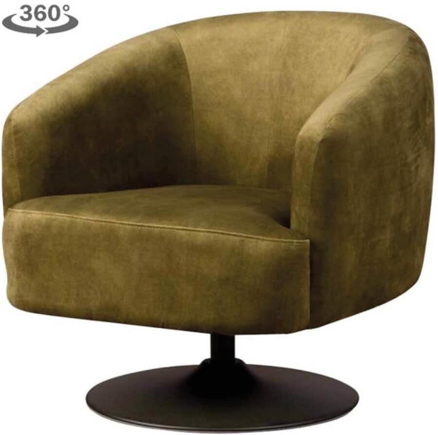 Tower Living Barga Fauteuil Bliss 19 green (draaibaar)