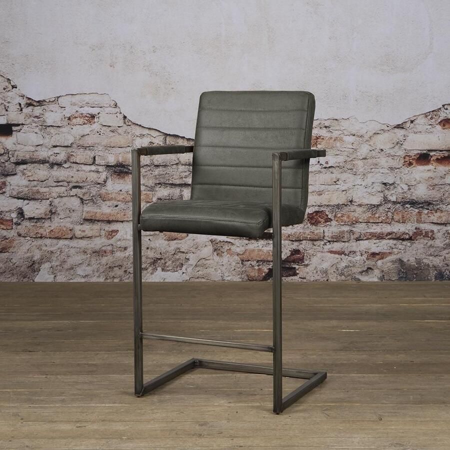 Tower Living Barstoel Rocca Antraciet Stof