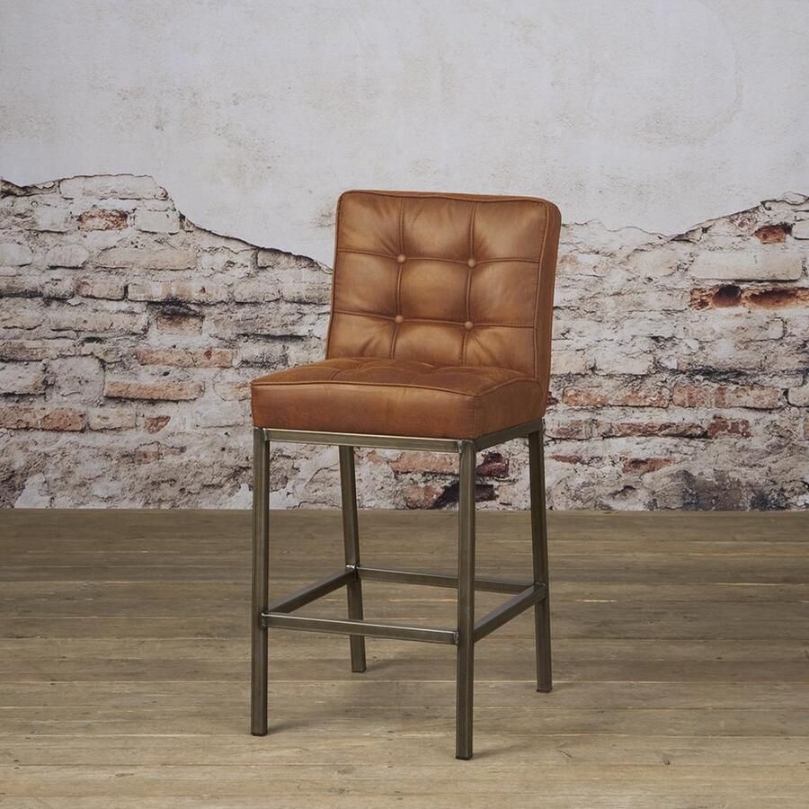 Tower Living Barstoel Vasco Cognac Stof