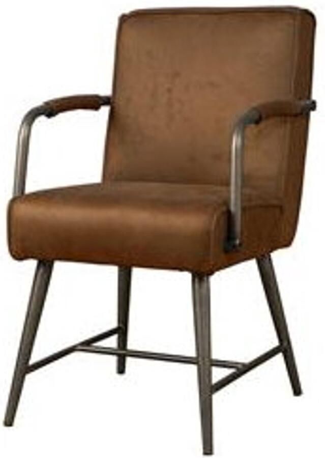 Tower Living Belmonte Armstoel fabric Cherokee 8 cognac