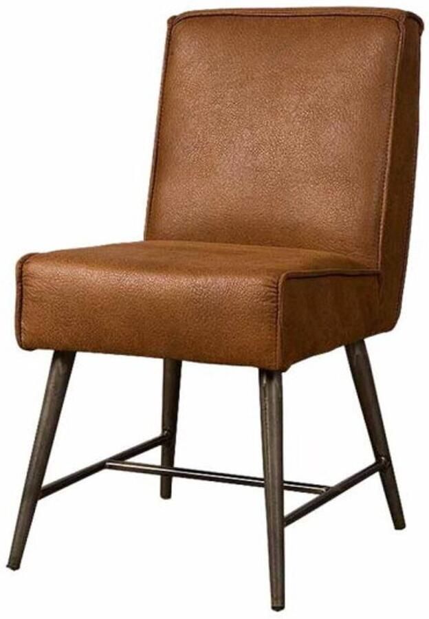 Tower Living Belmonte Eetkamerstoel fabric Cherokee 8 cognac