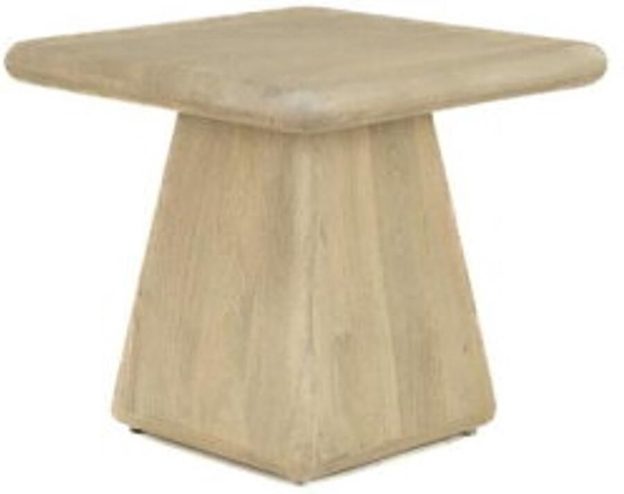 Tower Living Bijzettafel Asti vierkant mangohout 60x60 cm Naturel