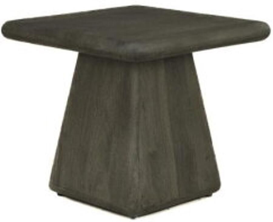 Tower Living Bijzettafel Asti vierkant mangohout 60x60 cm olijfbruin