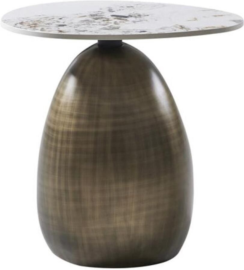 Tower Living Bijzettafel Castello organisch keramiek 49x39x44 cm