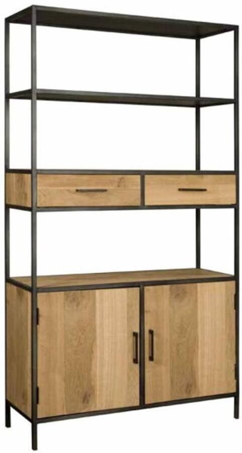 Tower Living Boekenkast Luna eikenhout 115 cm Naturel