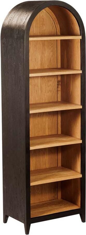 Tower Living boekenkast Rotondi 70x45x220 cm mangohout