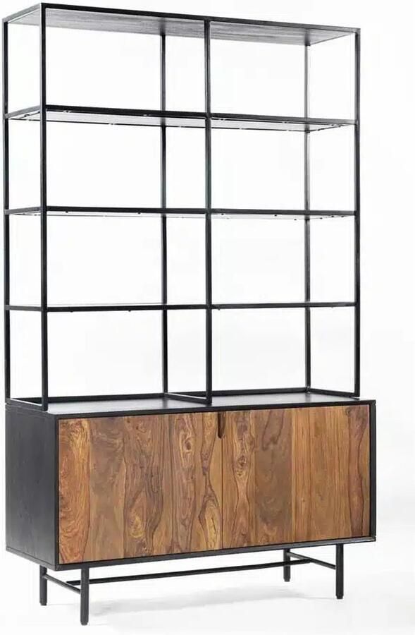 Tower Living boekenkast Taviano 110x40x180 cm Sheesham hout