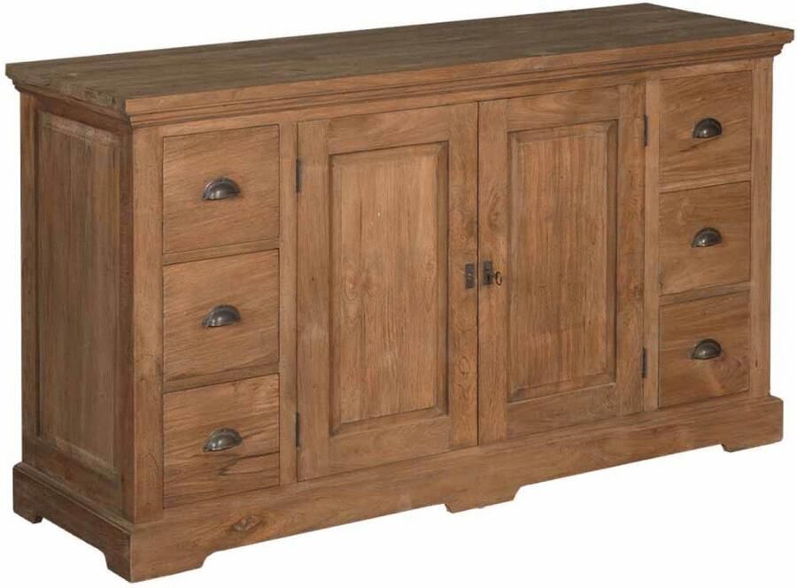 Tower Living Bologna Dressoir teakhout 160x50x90 cm Naturel - Foto 2