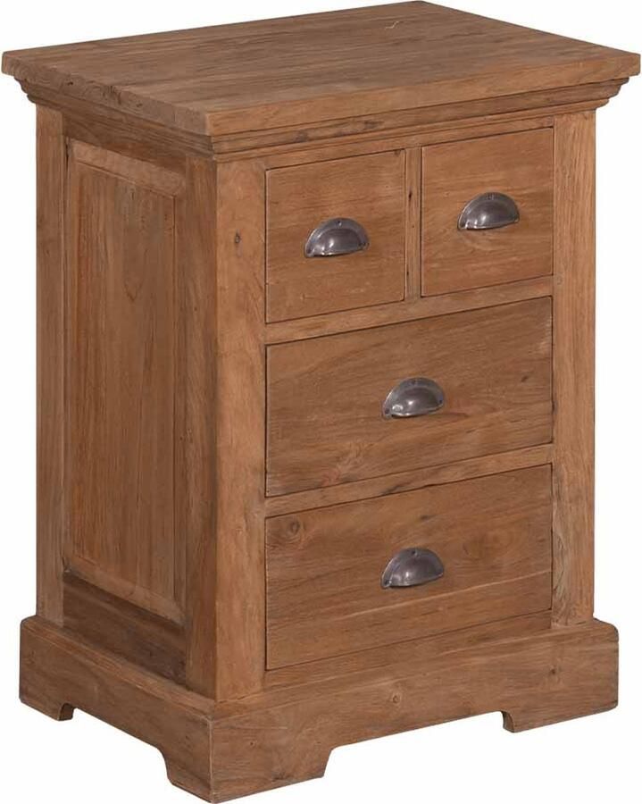 Tower Living Ladenkast Bologna met 4 laden Teak