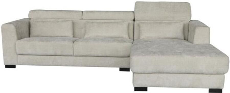 Tower Living Brighton 3-AL + Chaise R fabric XS85 15 Ivory