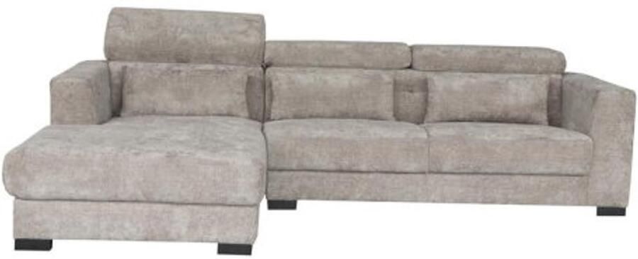 Tower Living Brighton Chaise L + 3-AR fabric XS85 17 Taupe