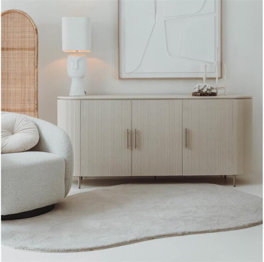 Tower Living Corbetta Dressoir 180x45x80 cm Japandi Beige - Foto 2