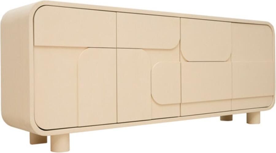 Tower Living dressoir Alviano 210x40x80 cm hout stone finish