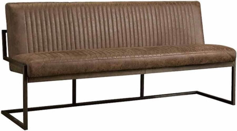 Tower Living Eetkamerbank Ferro 205 cm Licht bruin