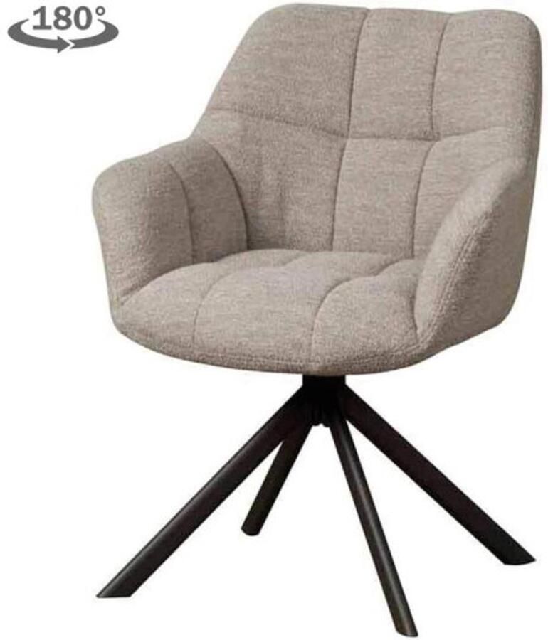 Tower Living Eetkamerstoel Alba Alpine Grijs - Foto 2