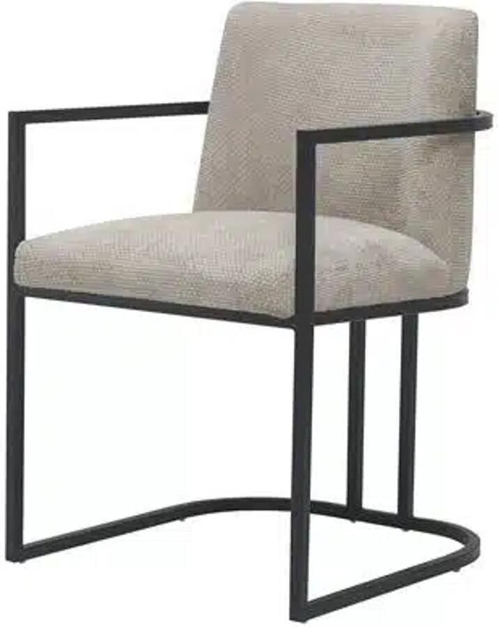 Tower Living eetkamerstoel Archi met arm beige