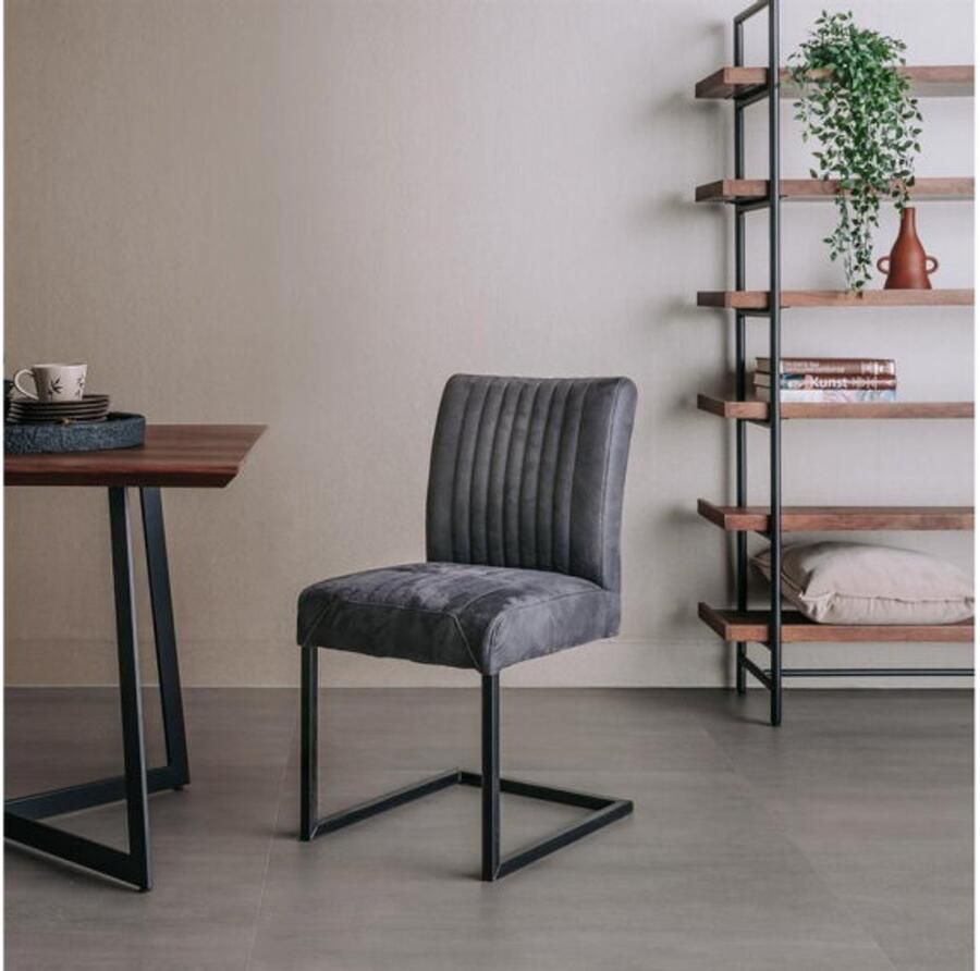 Tower Living Eetkamerstoel Ferro Antraciet Towerliving