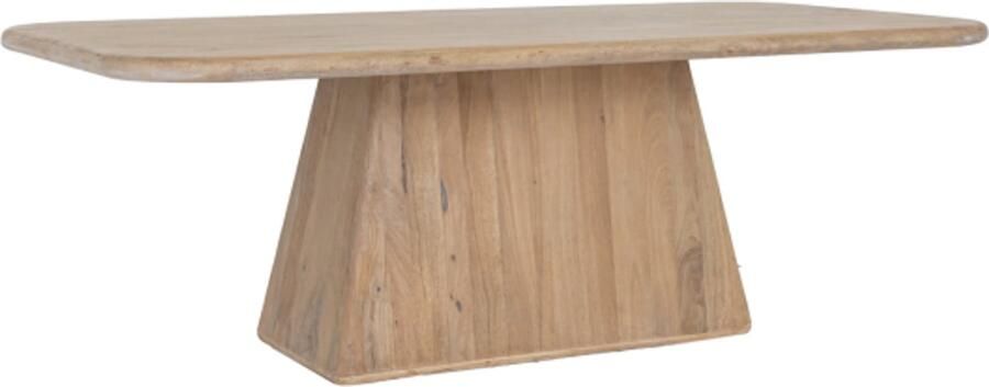 Tower Living Eettafel Asti rechthoekig mangohout 240x110 cm Naturel
