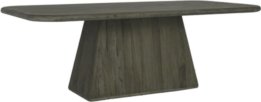 Tower Living Eettafel Asti rechthoekig mangohout 200x110 cm olijfbruin